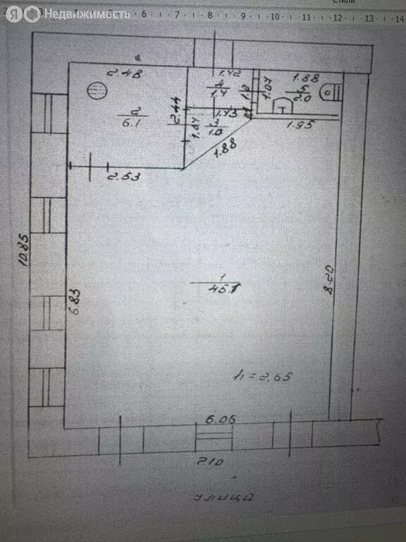 Помещение свободного назначения (54 м) - Фото 2