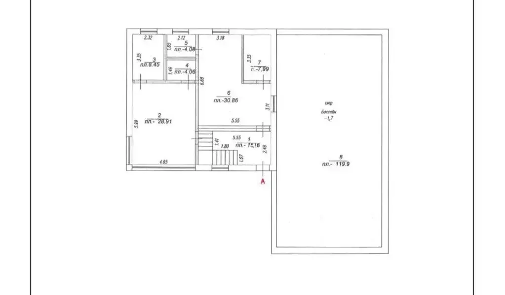 Дом в деревня Красная Горка, Озёрная улица, 8 (424.1 м) - Фото 1