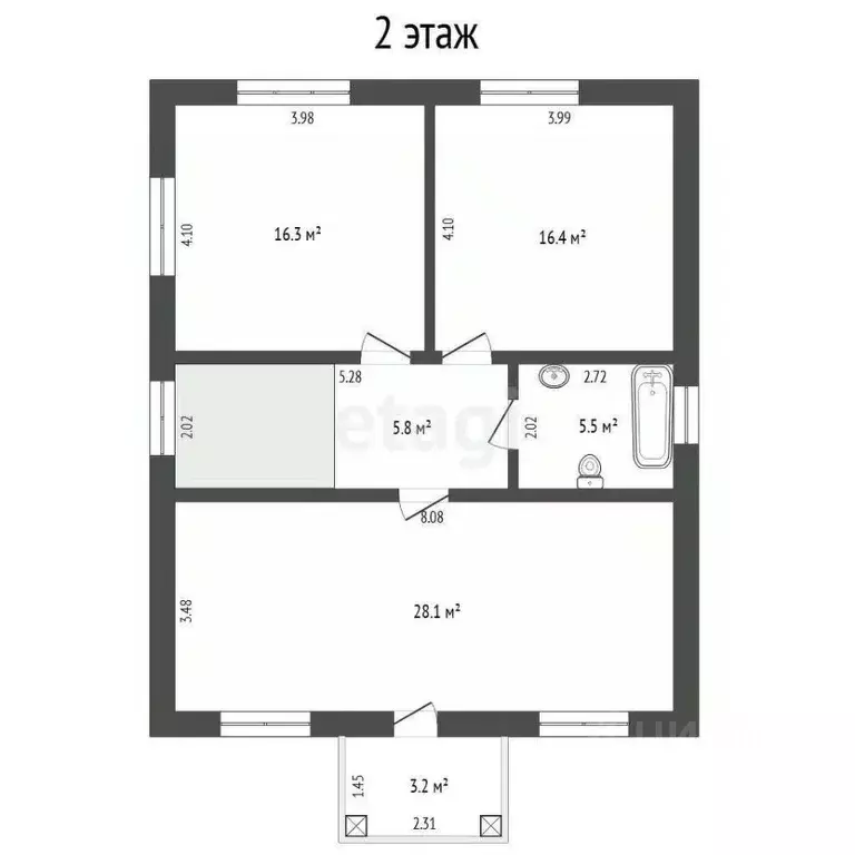Дом в Тюменская область, Тюменский муниципальный округ, д. Падерина ... - Фото 1