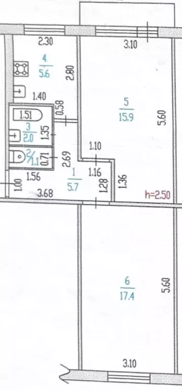 2-к кв. Алтайский край, Барнаул ул. Антона Петрова, 128 (47.7 м) - Фото 0