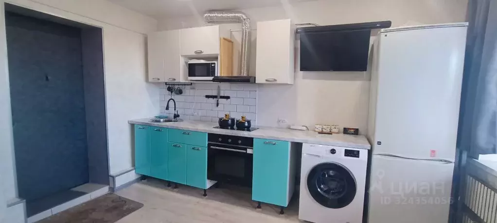 Студия Омская область, Омск ул. Вострецова, 2 (21.5 м) - Фото 1