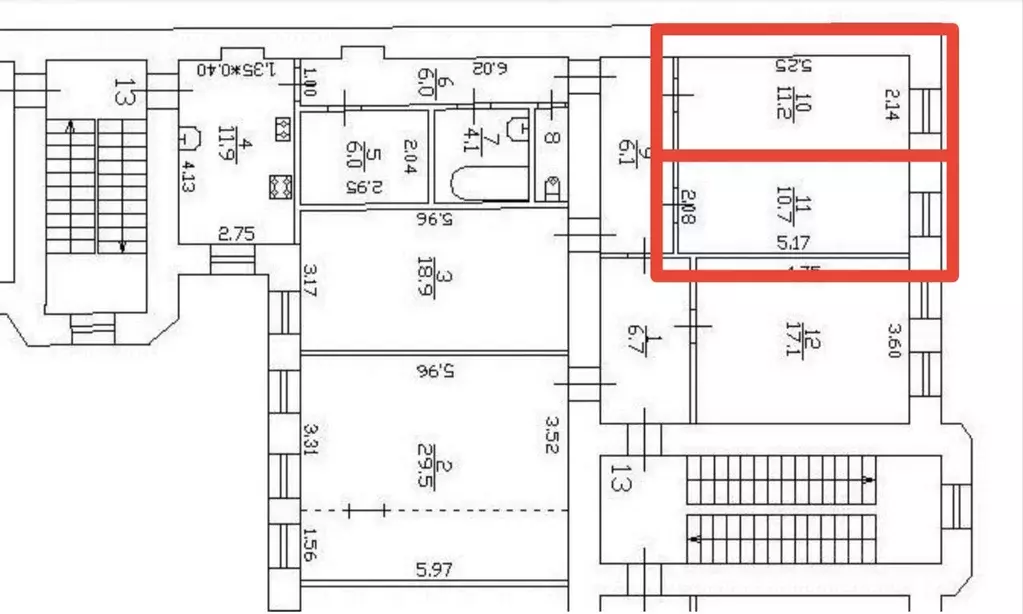 Комната Санкт-Петербург Канонерская ул., 17 (11.2 м) - Фото 2