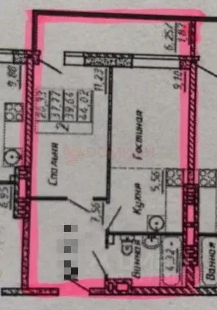 1-к кв. Ростовская область, Ростов-на-Дону Днепровский пер., 117с1 ... - Фото 2