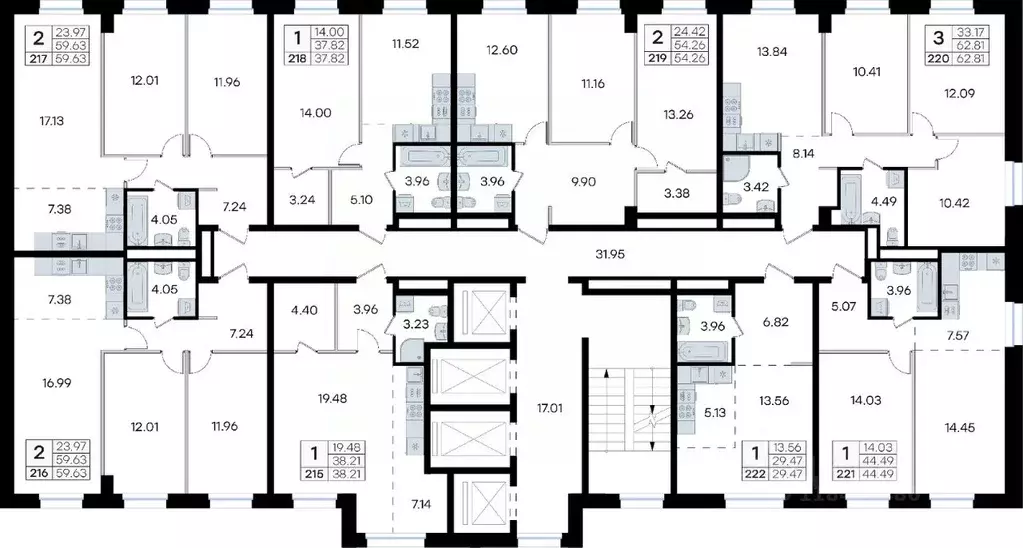 Студия Приморский край, Владивосток ул. Тухачевского, 80 (38.21 м) - Фото 2