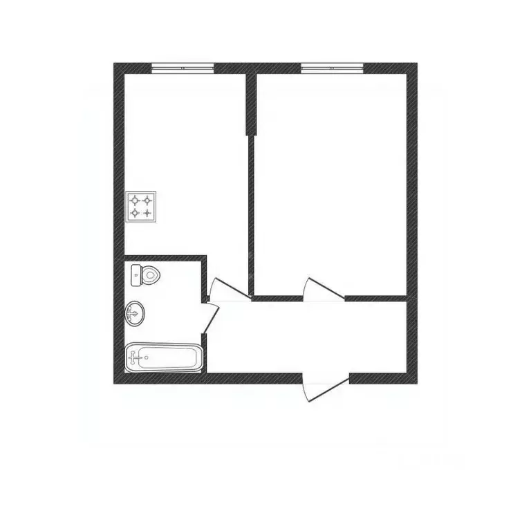 1-к кв. Саратовская область, Саратов ул. 2-я Садовая, 106Бк6 (33.6 м) - Фото 2
