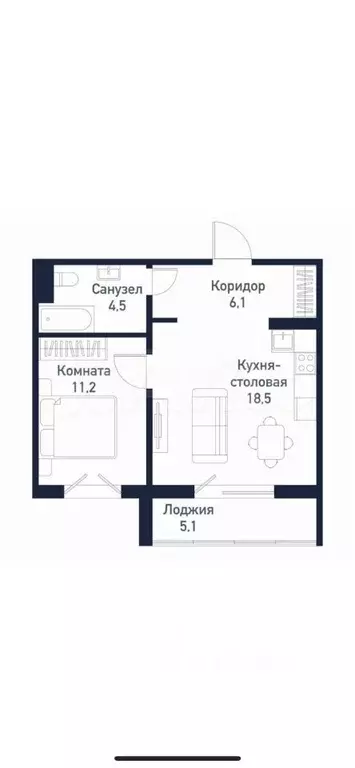 2-к кв. Челябинская область, Челябинский городской округ, пос. ... - Фото 2