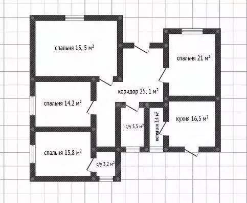 Дом в Адыгея, Майкоп городской округ, Гавердовский хут.  (120 м) - Фото 2