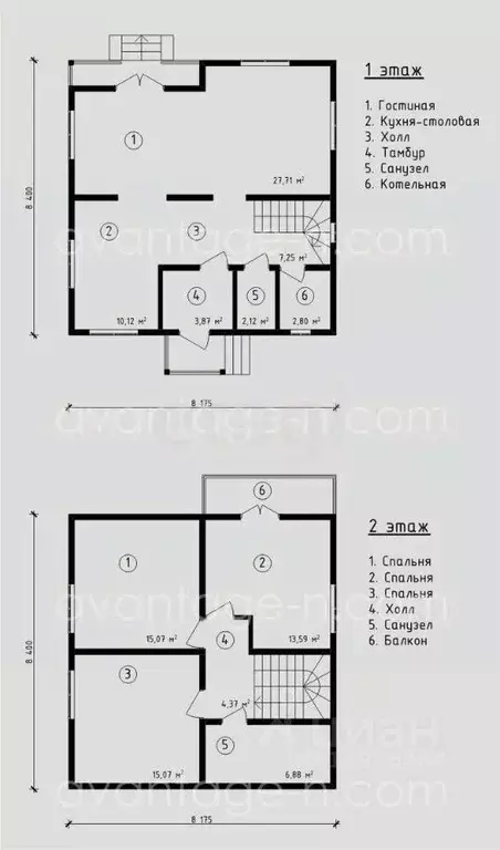Дом в Пермский край, Пермь Балхашская ул., 13 (175 м) - Фото 2