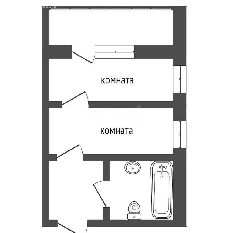 2-комнатная квартира: Севастополь, Фиолентовское шоссе, 134к5 (22 м) - Фото 0