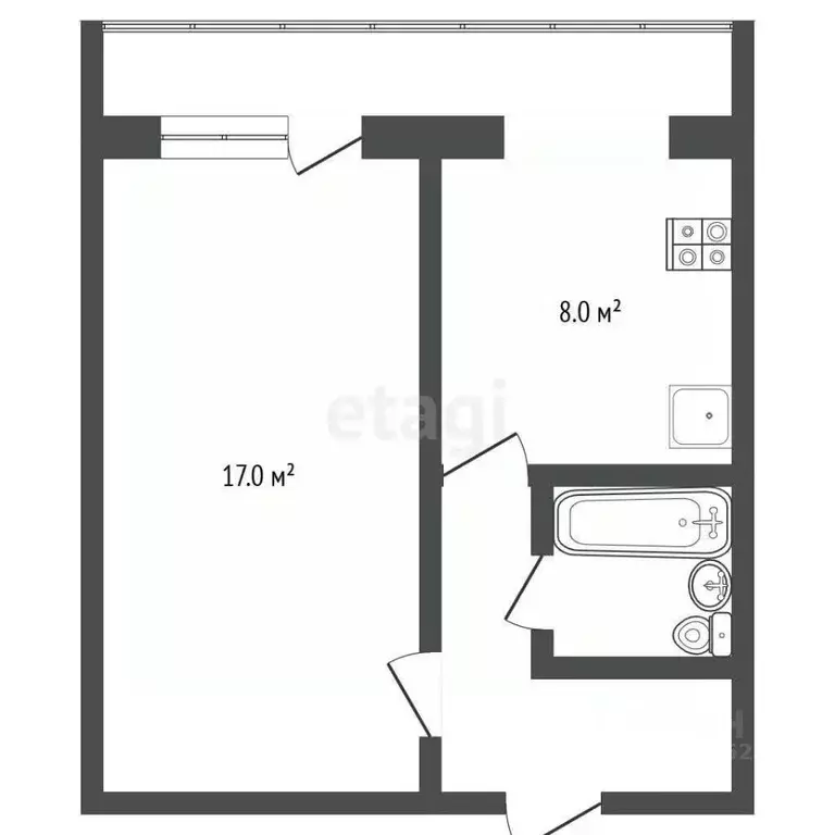 1-к кв. Ставропольский край, Пятигорск городской округ, пос. Свободы ... - Фото 1