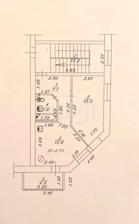 1-к кв. Краснодарский край, Анапа Парковая ул., 60Вк1 (41.4 м) - Фото 1