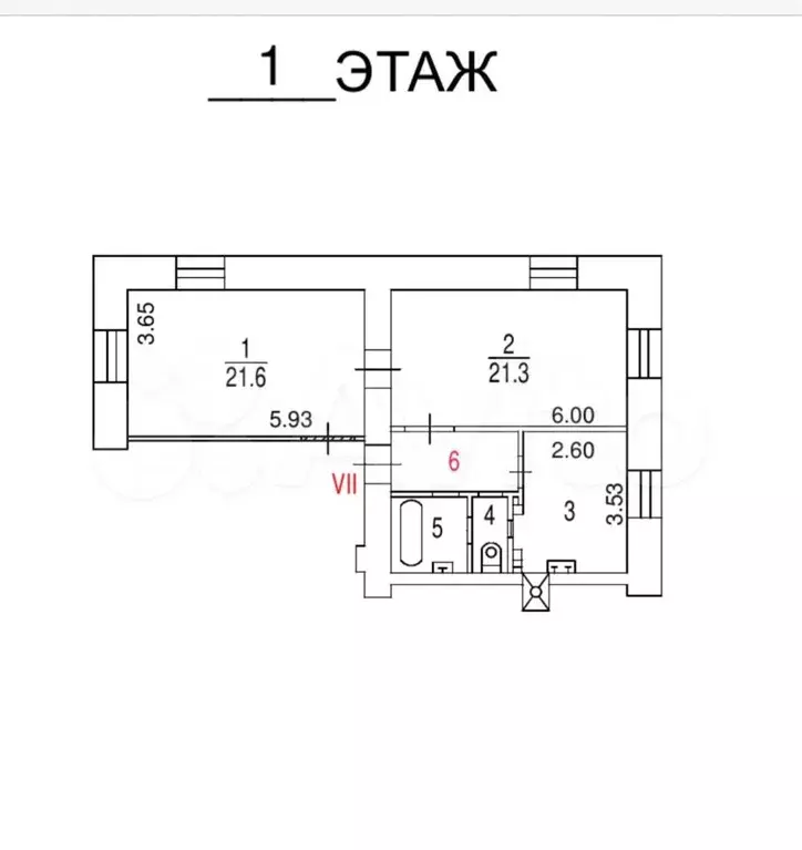 Продам помещение свободного назначения, 63.2 м - Фото 0