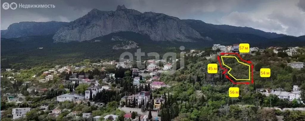 Участок в Кореиз, посёлок Мисхор (26 м) - Фото 1