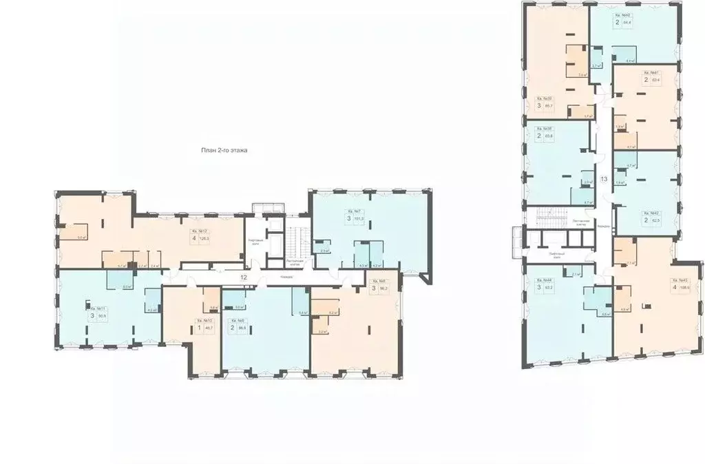 4-к кв. Нижегородская область, Нижний Новгород Огни Започаинья жилой ... - Фото 2