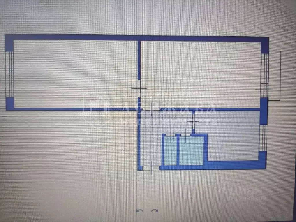 2-к кв. Кемеровская область, Междуреченск просп. Строителей, 32А (43.4 ... - Фото 2