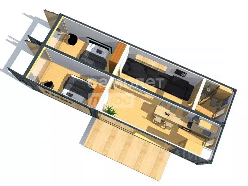 Участок в Курская область, Курский район, Моковский сельсовет, д. 2-я ... - Фото 2