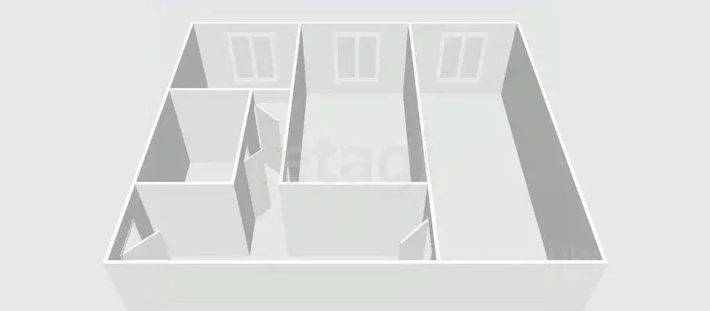 2-к кв. Сахалинская область, Южно-Сахалинск Тихоокеанская ул., 6 (48.0 ... - Фото 1