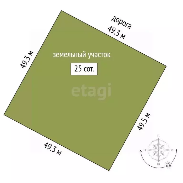 Участок в Татарстан, Менделеевский район, Монашевское с/пос, с. Новый ... - Фото 1