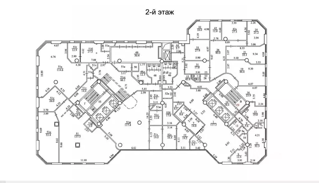 Офис в Москва 2-я Брестская ул., 8 (1414 м) - Фото 2