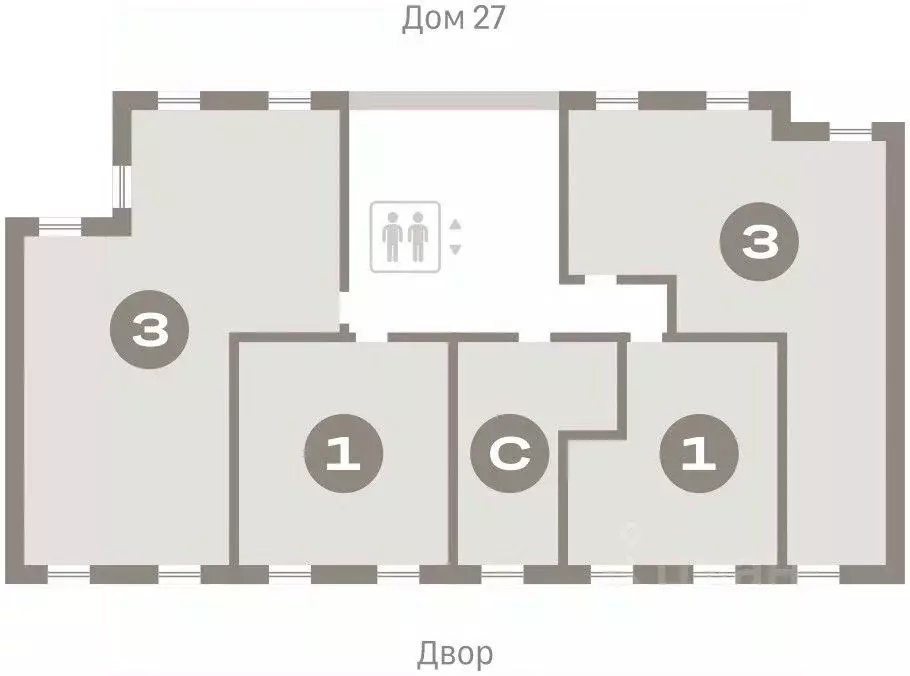 3-к кв. Новосибирская область, Новосибирск ул. Владимира Заровного, 29 ... - Фото 1