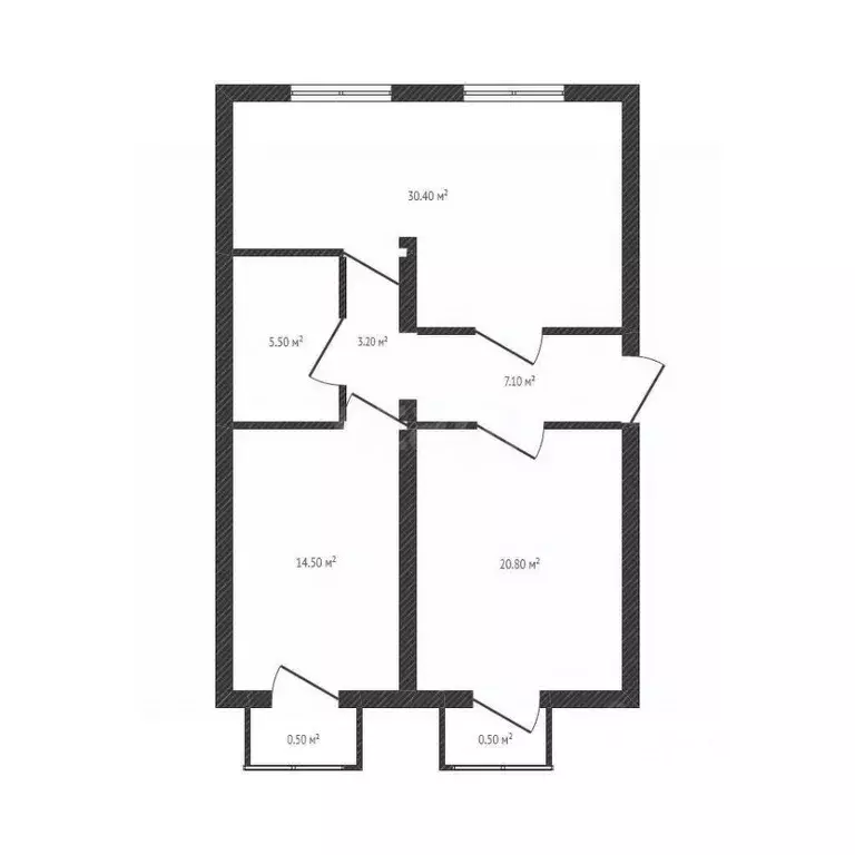 3-к кв. Брянская область, Брянск ул. Дуки, 70 (81.5 м) - Фото 1
