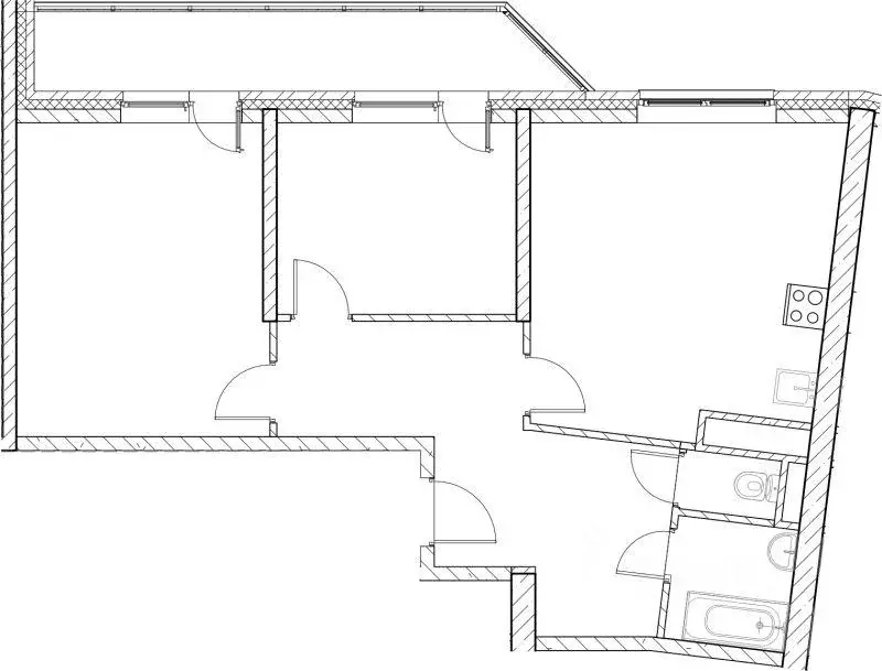 Квартира, 2 комнаты, 64.7 м - Фото 1