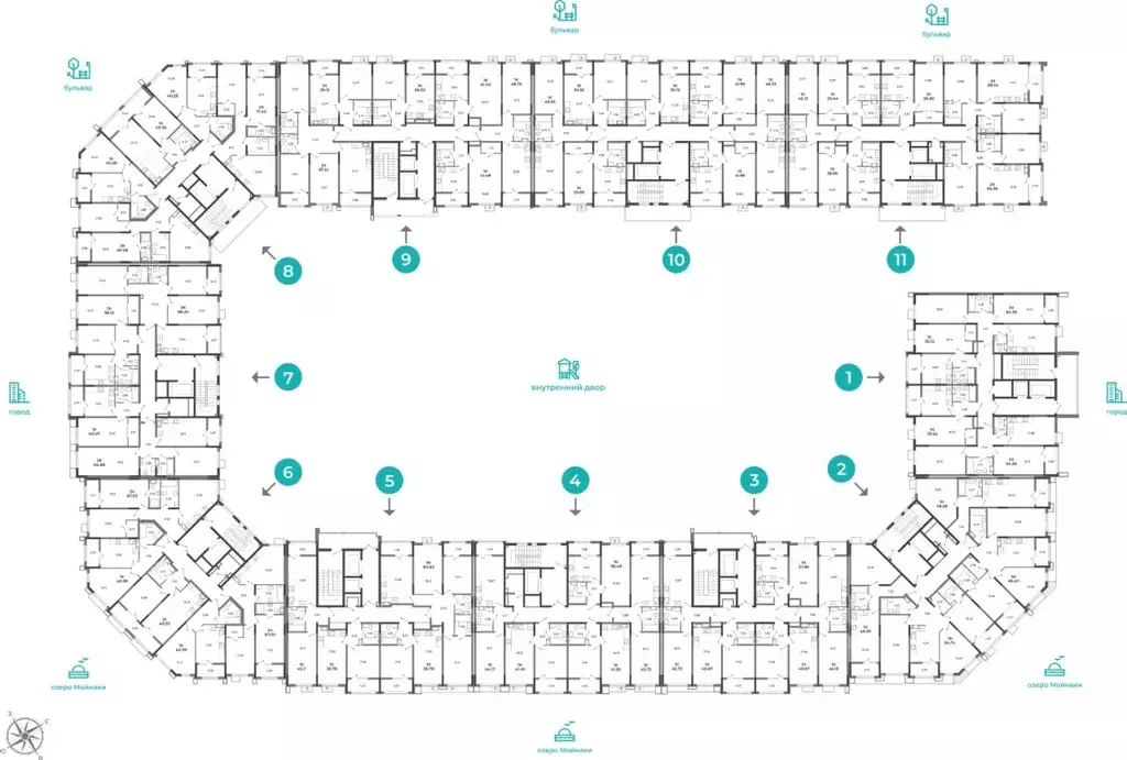 3-к кв. Крым, Евпатория  (85.47 м) - Фото 2