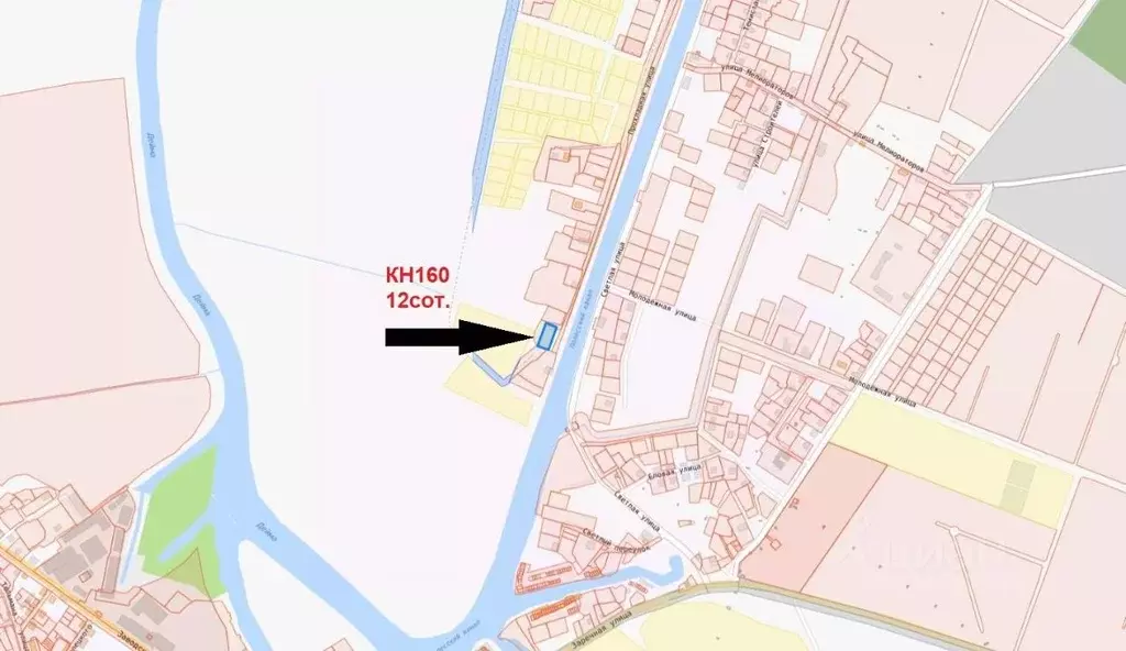 Участок в Калининградская область, Полесск Прохладная ул., 1А (12.0 ... - Фото 2