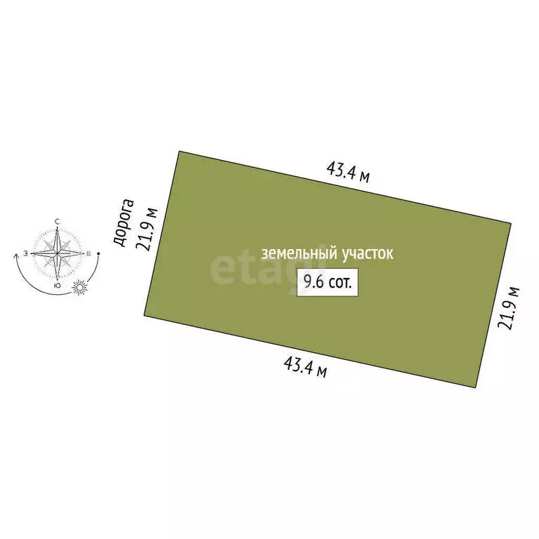 Участок в Заводоуковск, улица Георгия Жукова (9.6 м) - Фото 1