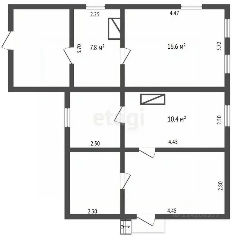 Дом в Воронежская область, Борисоглебск пер. Дружбы, 6 (37 м) - Фото 0