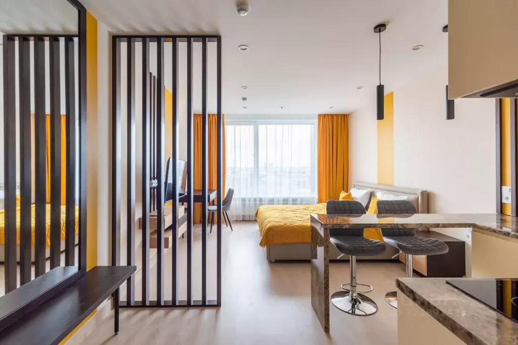 Студия Москва ул. 1-я Леонова, 18 (27.9 м) - Фото 1