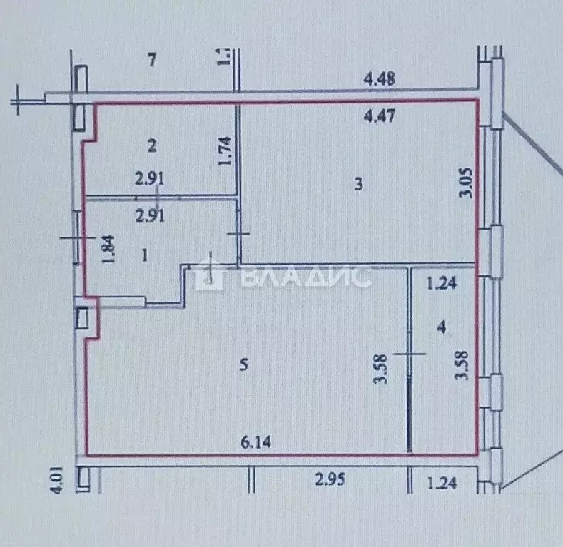 2-к кв. Пензенская область, Пенза ул. 65-летия Победы, 28к1 (47.0 м) - Фото 2