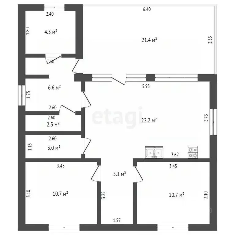 Дом в Тюменская область, Тюменский муниципальный округ, с. Перевалово ... - Фото 1