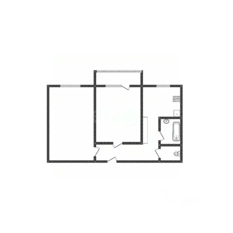 2-к кв. Курганская область, Кетовский муниципальный округ, с. Новая ... - Фото 2