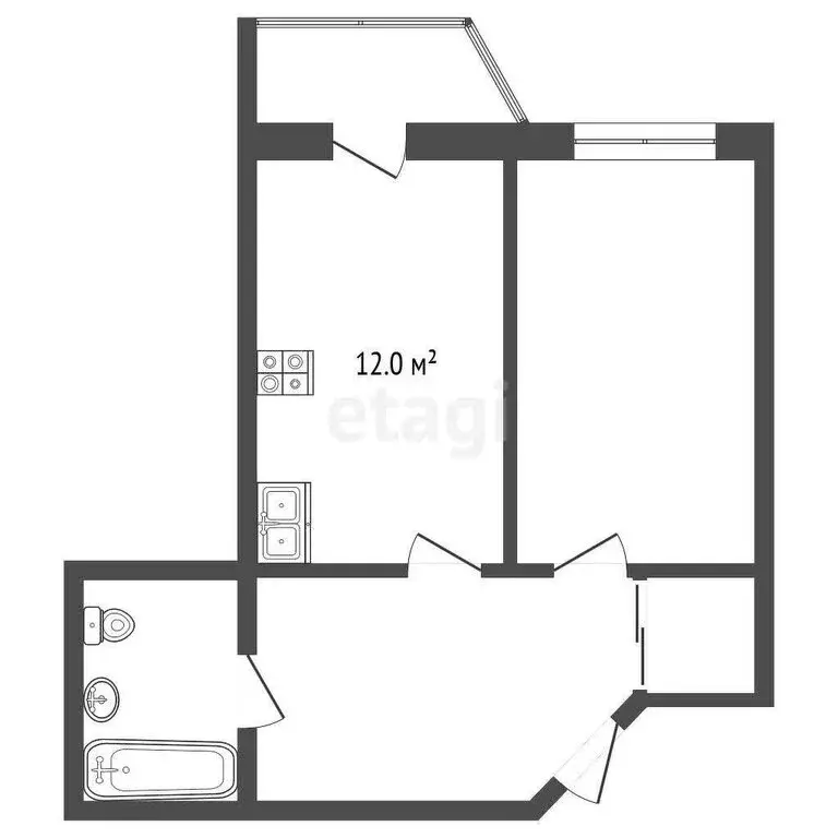 1-комнатная квартира: Раменское, Северное шоссе, 30 (39.6 м) - Фото 0