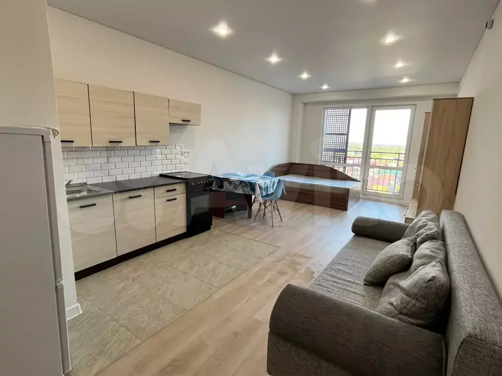 Квартира-студия, 33,4 м, 9/18 эт. - Фото 1
