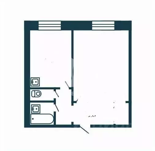 1-к кв. Новосибирская область, Новосибирск ул. В. Высоцкого, 42 (34.0 ... - Фото 2