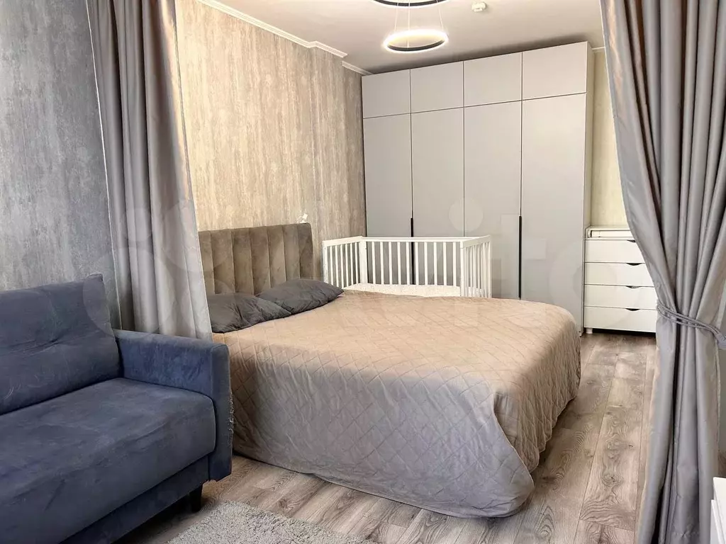 1-к. квартира, 39,7 м, 12/25 эт. - Фото 1