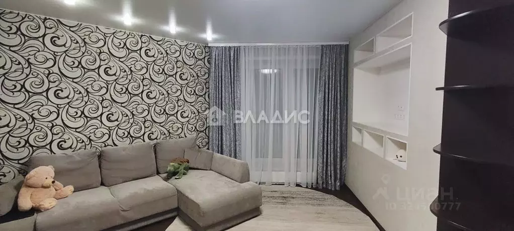 1-к кв. Владимирская область, Владимир Коммунар мкр, Центральная ул., ... - Фото 1