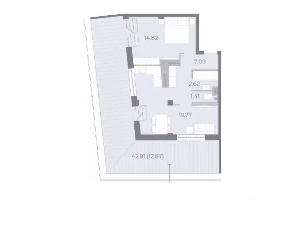 1-к кв. Санкт-Петербург Ремесленная ул., 15 (59.3 м) - Фото 0