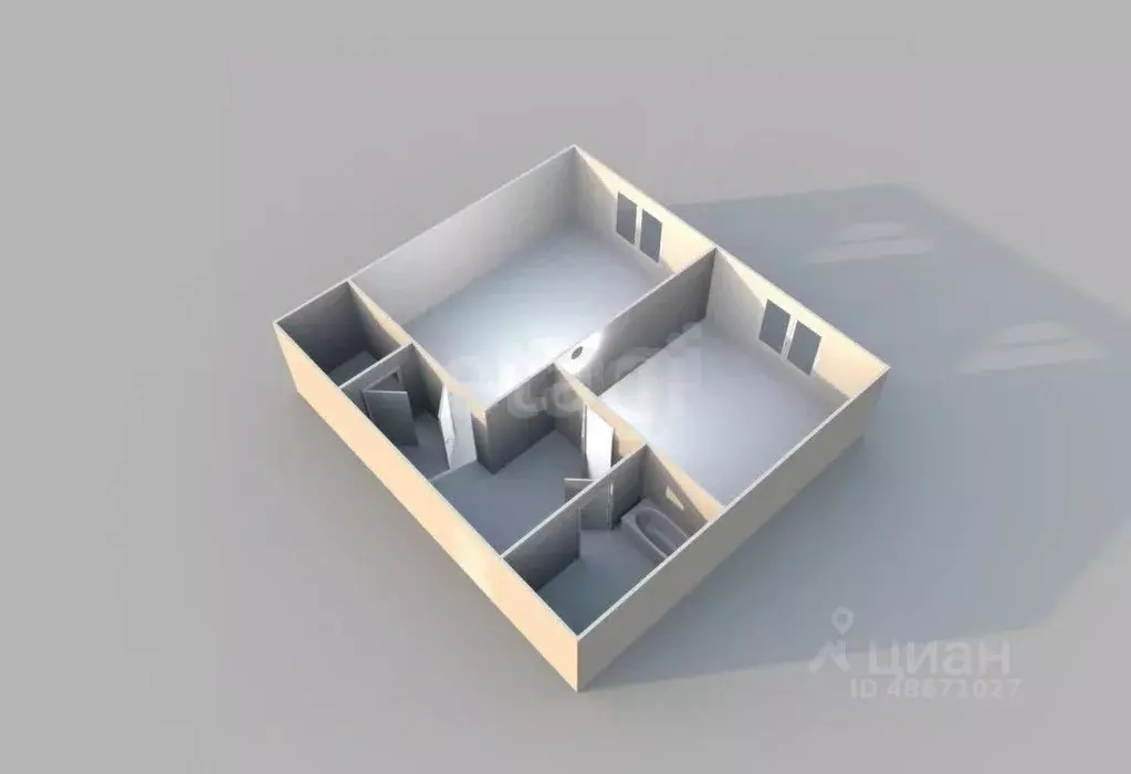 1-к кв. Сахалинская область, Анивский городской округ, с. Троицкое ул. ... - Фото 2