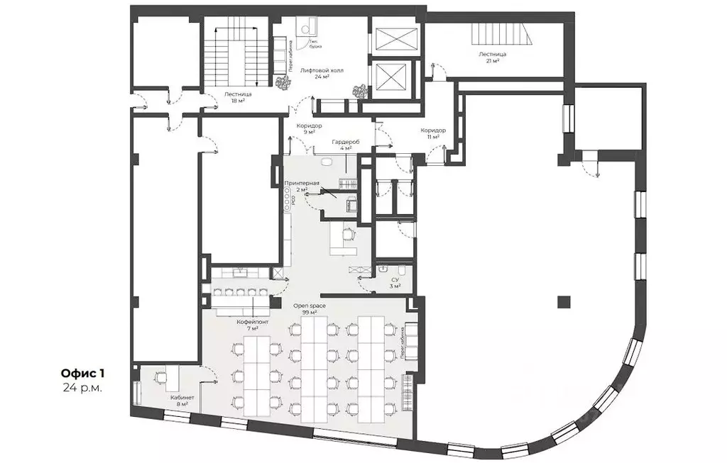 Офис в Москва Композиторская ул., 17 (121 м) - Фото 2