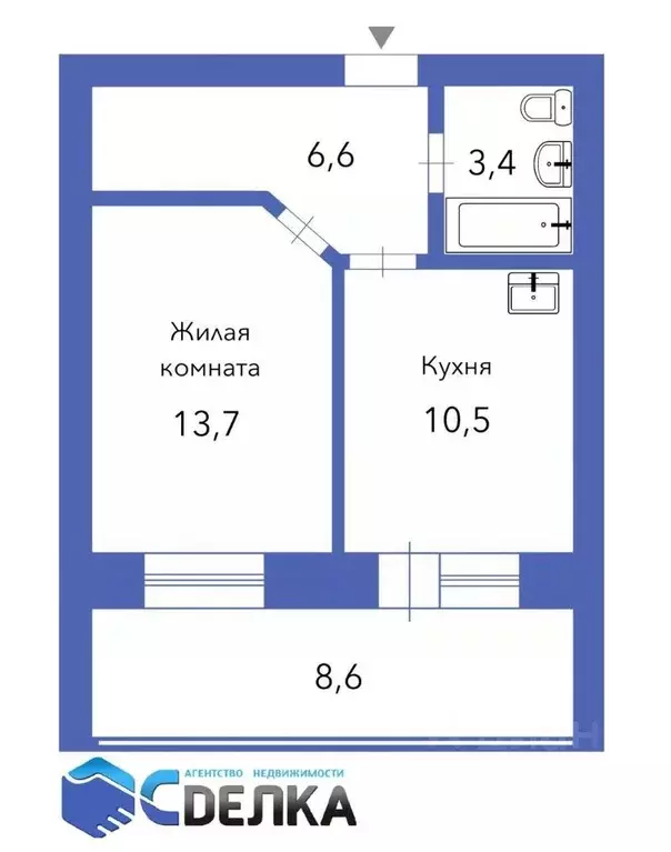 1-к кв. Амурская область, Благовещенский район, с. Чигири ул. ... - Фото 2