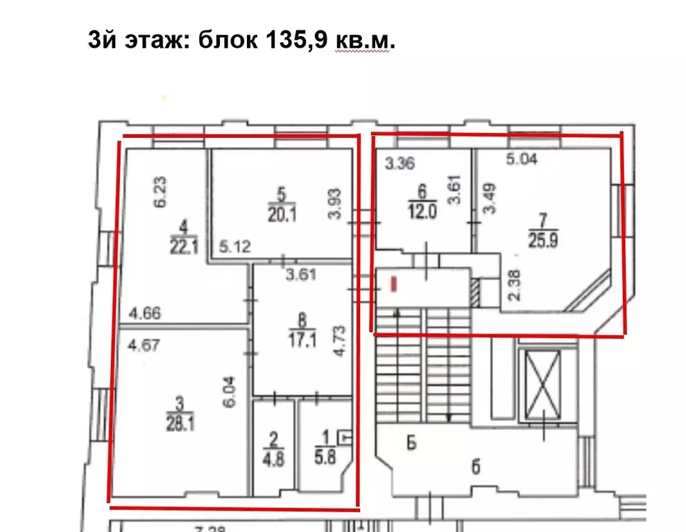 Помещение свободного назначения в Москва Кожевнический проезд, 1 (135 ... - Фото 2