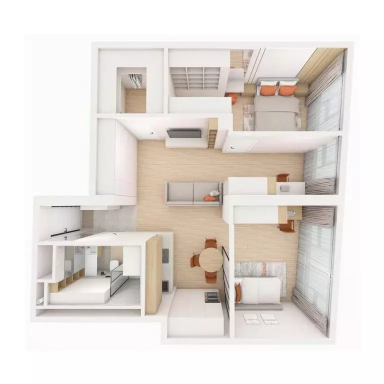 3-к кв. Приморский край, Владивосток ул. Нейбута (77.38 м) - Фото 2