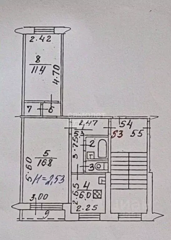 2-к кв. Московская область, Коломна ул. Добролюбова, 18 (45.3 м) - Фото 2