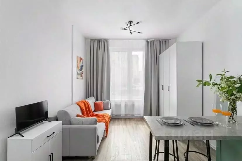 Студия Санкт-Петербург Октябрьская наб., 40 (30.0 м) - Фото 0