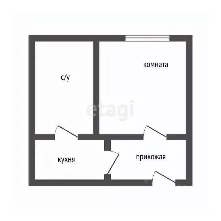 1-к кв. Курганская область, Курган просп. Конституции, 50А (24.3 м) - Фото 2