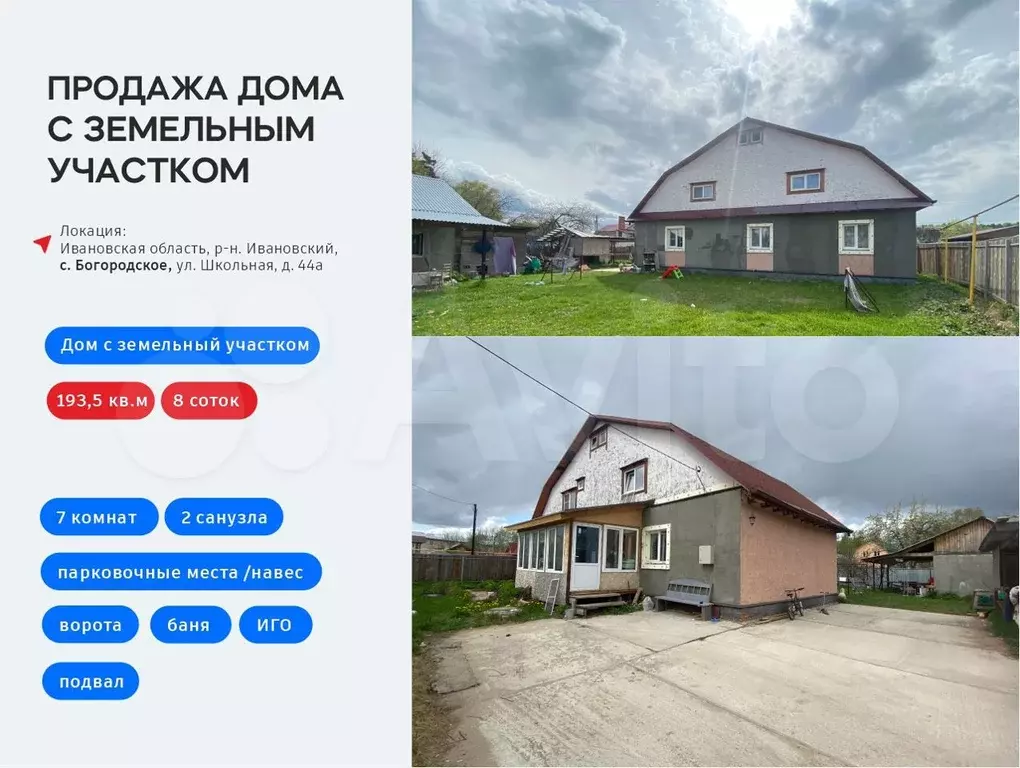 Купить Дом В Иваново Богородское