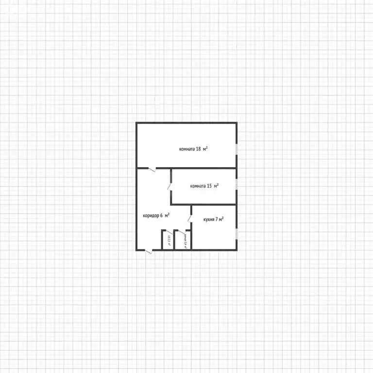 2-комнатная квартира: Майкоп, улица Хакурате, 636 (51.5 м) - Фото 0